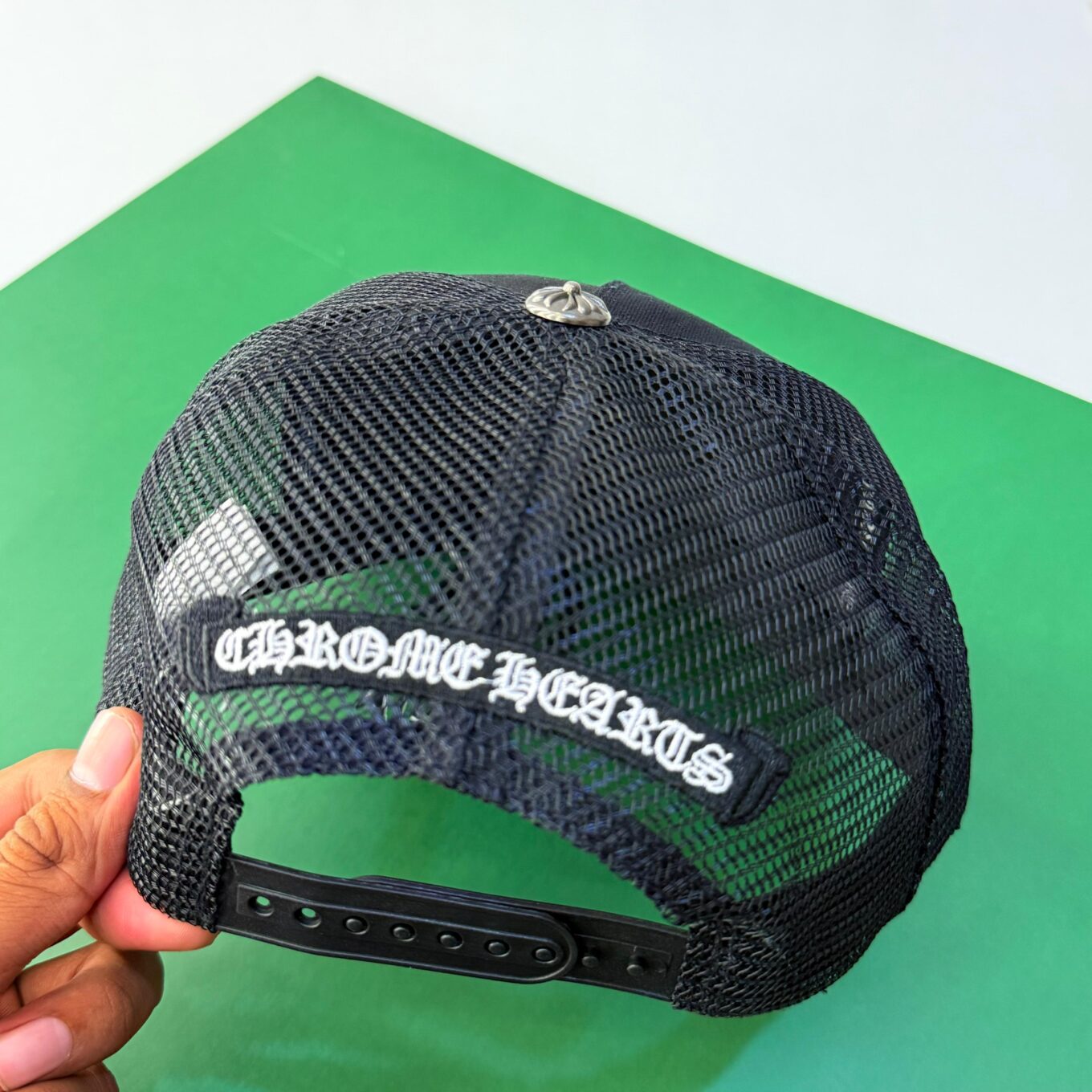 WhatsApp Image 2025-09-27 at 5.30.07 PM Chromeheart Black Baseball Cap