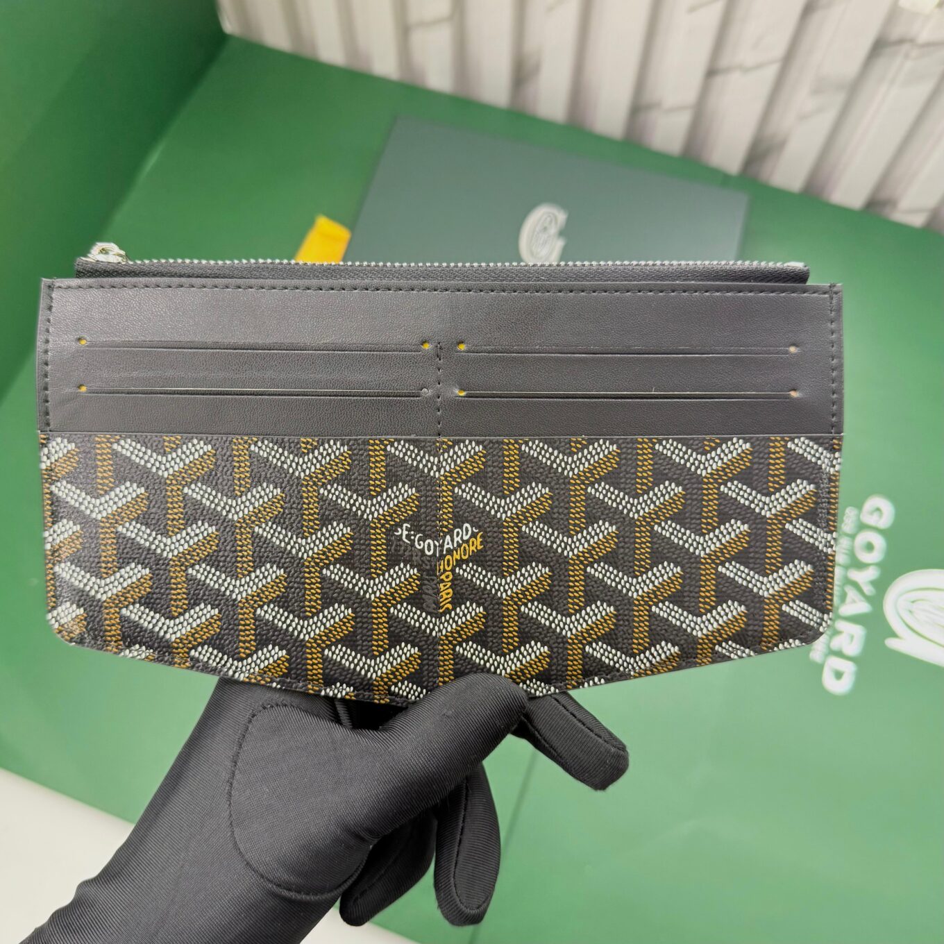WhatsApp Image 2025-09-27 at 5.39.47 PM Goyard Insert Louise Black Premium card wallet