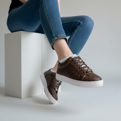 WhatsApp Image 2026-06-04 at 7.09.29 PM Michael Kors Keaton Logo Coffee Color Sneaker