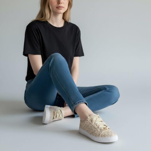 WhatsApp Image 2026-06-04 at 7.09.30 PM Michael Kors Keaton Logo Beige Color Sneaker