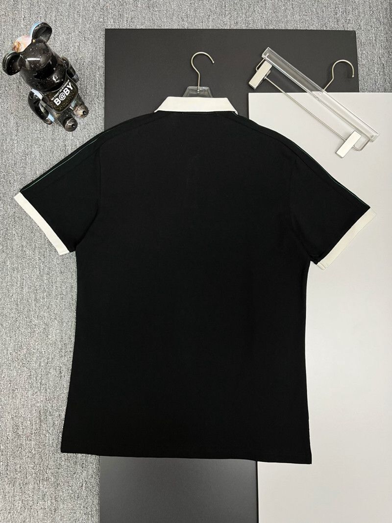 WhatsApp Image 2025-10-03 at 4.59.46 PM (1) Gucci Black Polo Tshirt with White Collar