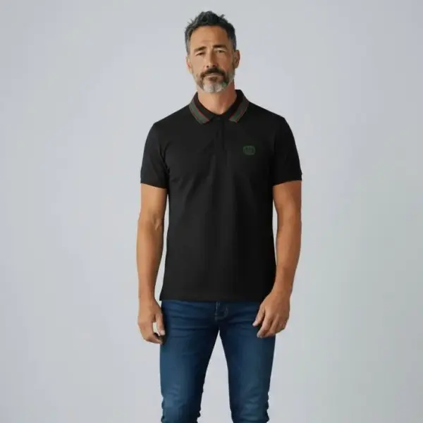 WhatsApp-Image-2025-10-10-at-5.00.42-PM Gucci GG Strip Collar Black Polo Tshirt