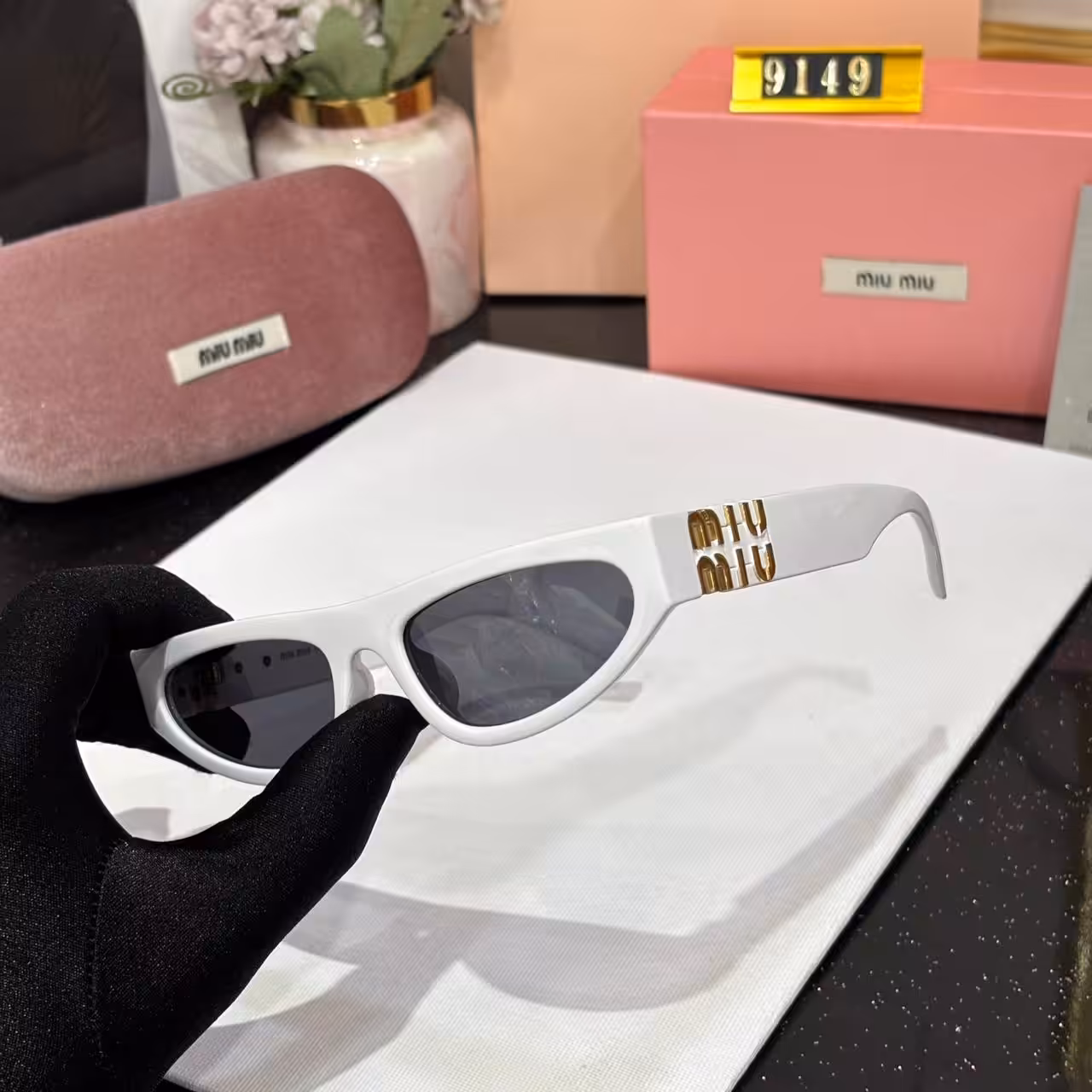 WhatsApp Image 2026-01-08 at 2.33.39 AM Miu Miu Cat eye White Sunglass For Women