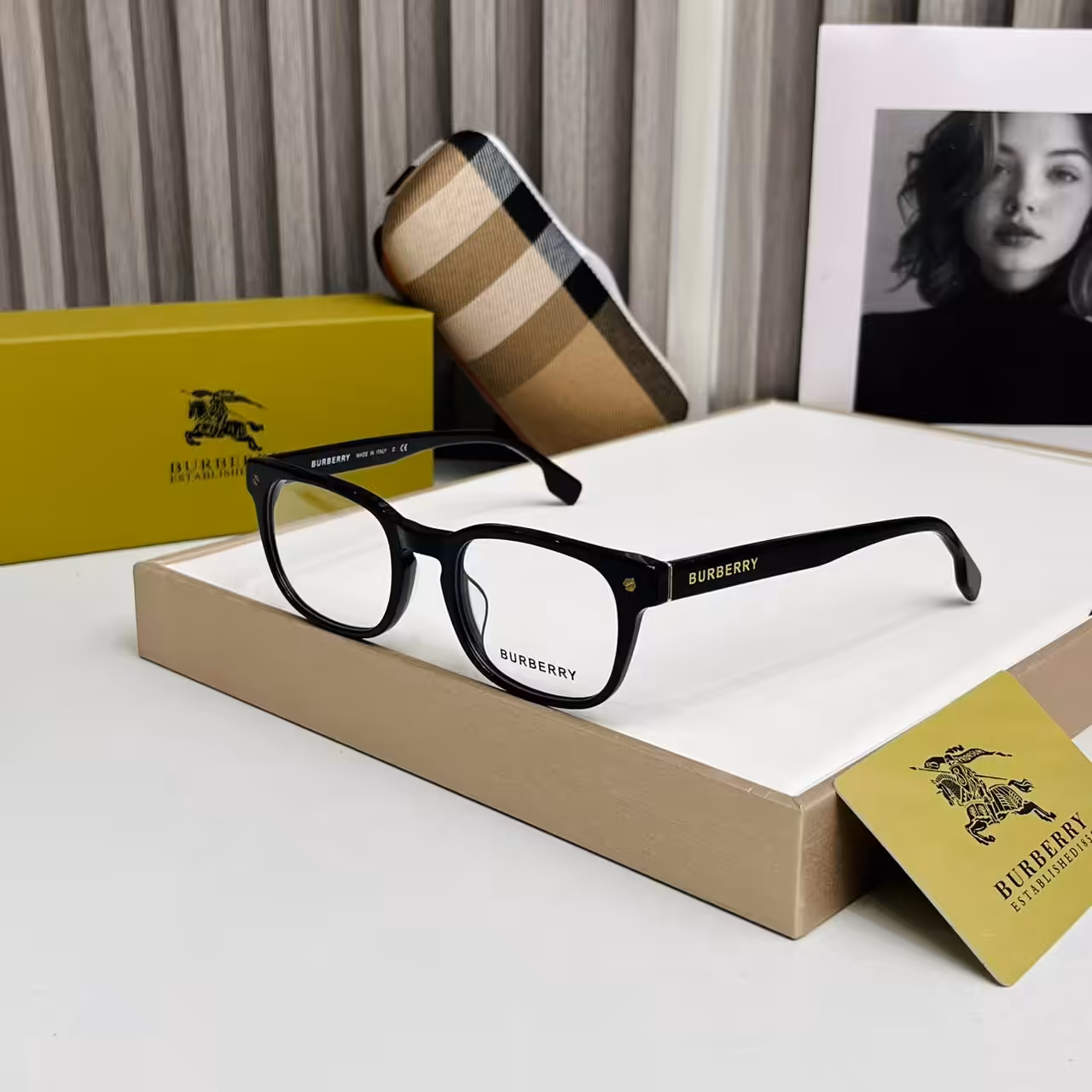 WhatsApp Image 2025-10-31 at 6.15.48 PM Burberry Wayfarer Black Womens Premium Eyeglass