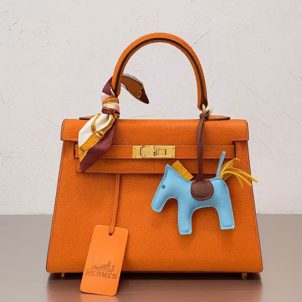 Hermes Kelly 28cm Orange Premium Handbag (With Double Box)