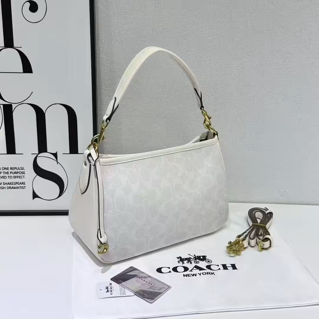 WhatsApp Image 2025-11-18 at 8.00.17 PM Coach Cary White Crossbody Bag (With Box)