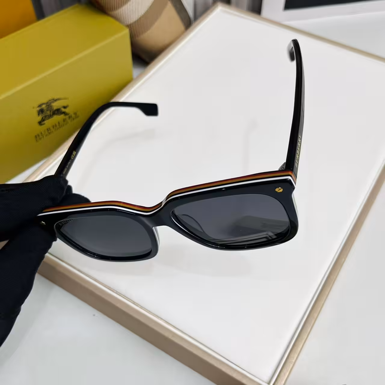 WhatsApp Image 2025-11-20 at 7.20.21 PM (1) Burberry Square Black Acetate Sunglasses