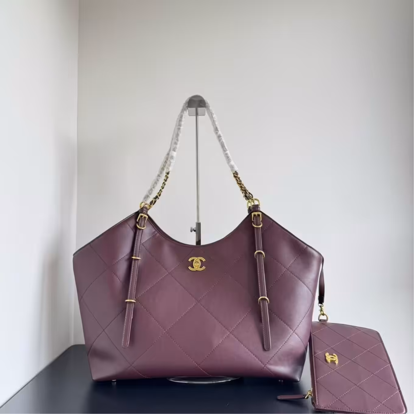 WhatsApp Image 2025-12-18 at 12.20.30 PM Chanel Classic 25S Wine Red Color Maxi Tote Bag