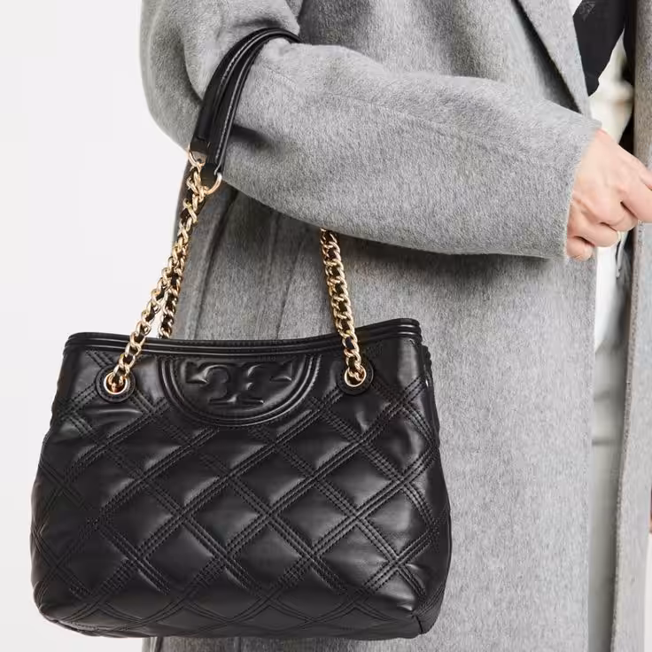 WhatsApp Image 2025-12-18 at 6.46.04 PM Tory Burch Fleming Black Color Medium Tote Bag (With Box)