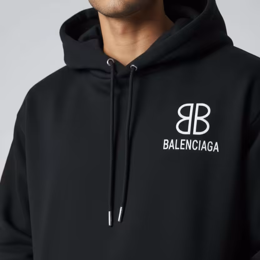 WhatsApp Image 2025-12-19 at 9.21.54 PM Balenciaga BB Black Full Sleeve Men’s Hoodie