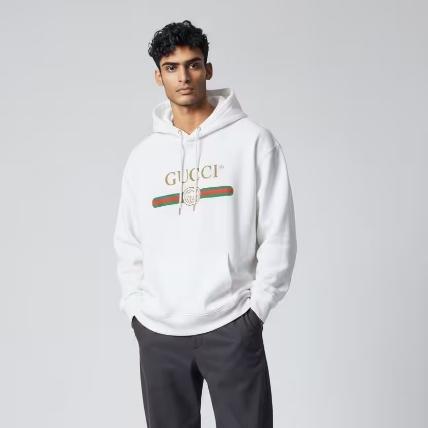WhatsApp Image 2025-12-19 at 9.29.30 PM (2) Gucci Wolf GG White Full Sleeve Men’s Hoodie
