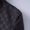 Gucci Embossed Black Wind Cheater Jacket