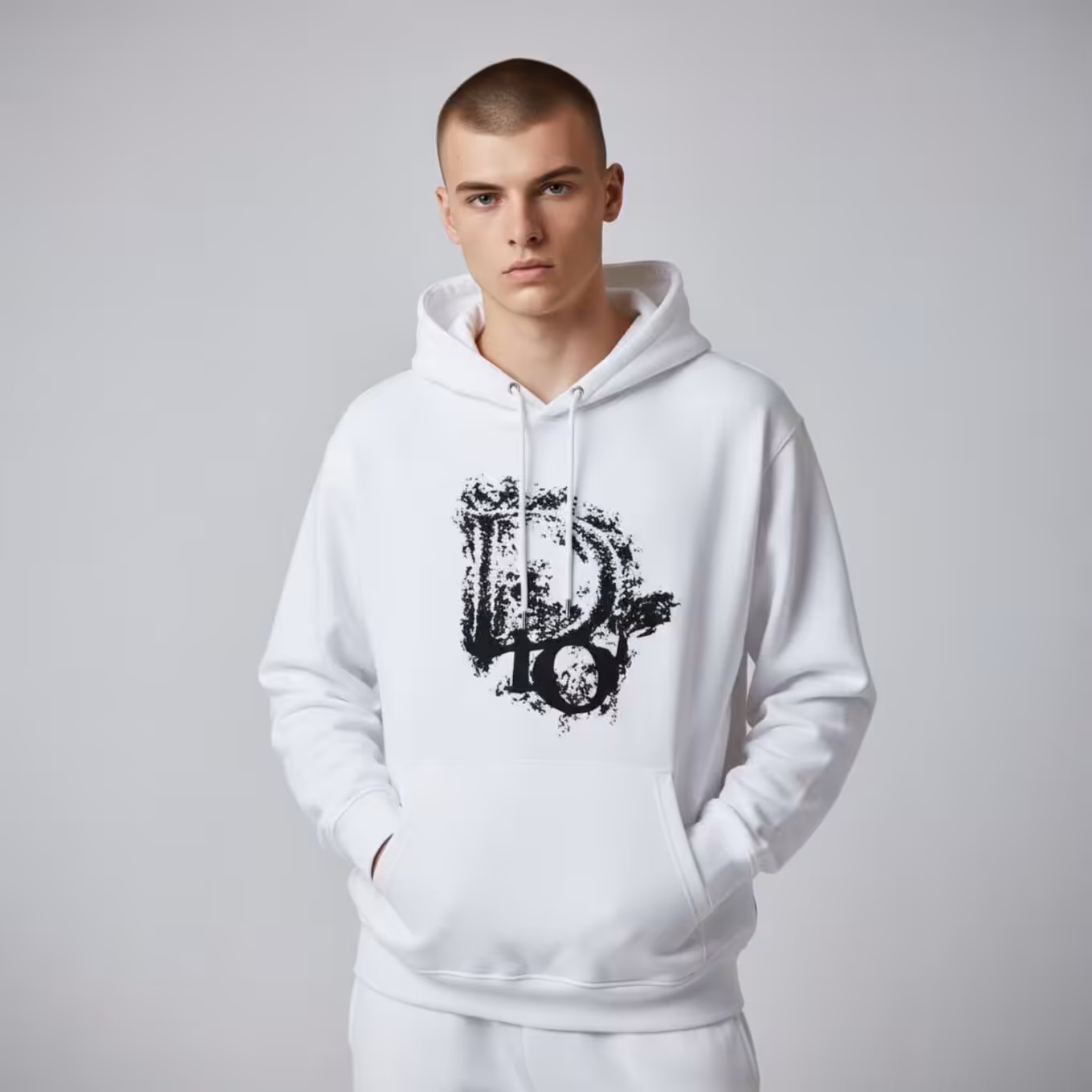 WhatsApp Image 2026-01-08 at 4.51.55 PM (1) Christian Dior White Full Sleeve Graphic Men’s Hoodie