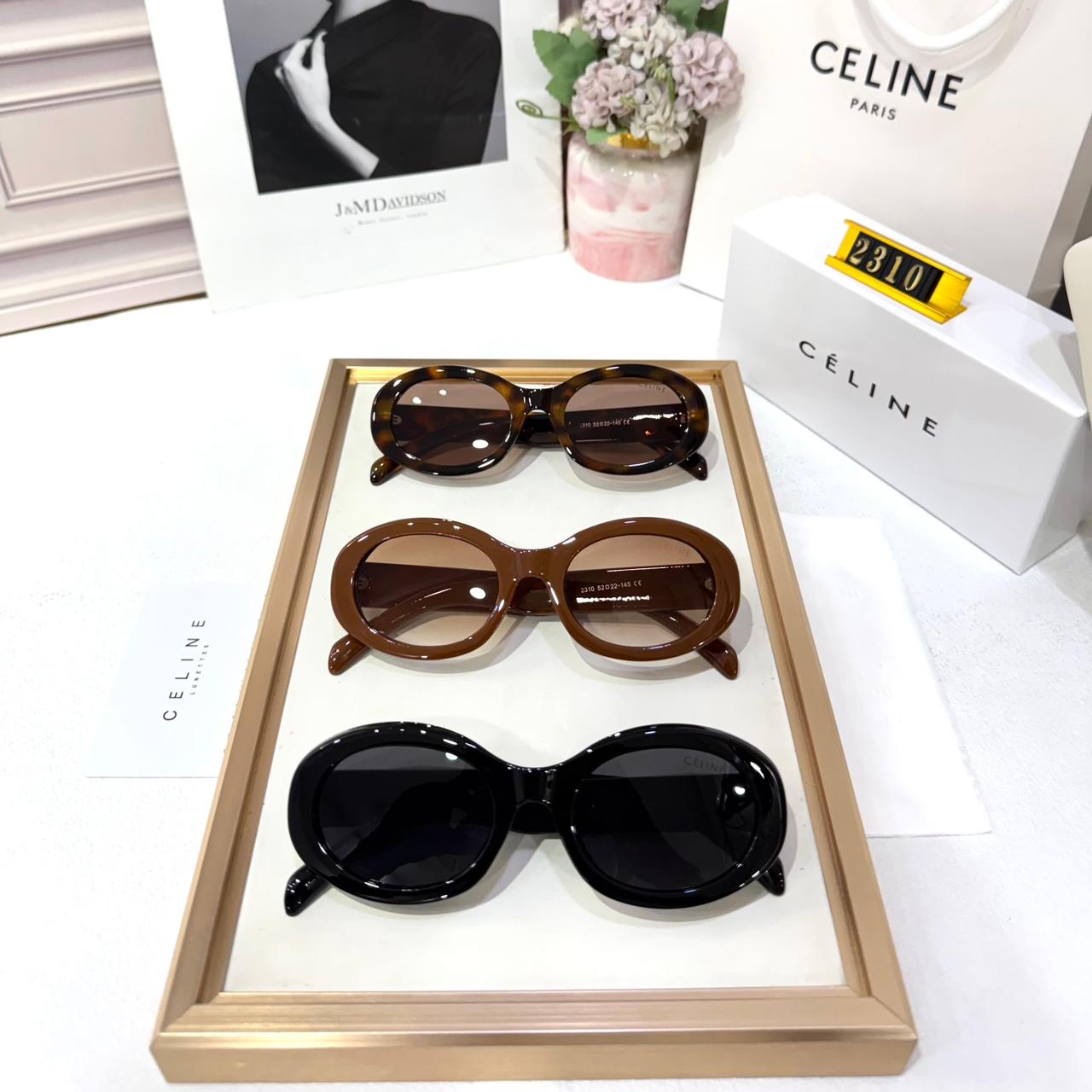 WhatsApp Image 2026-01-08 at 7.14.40 PM Celine Black Oval Sunglasses