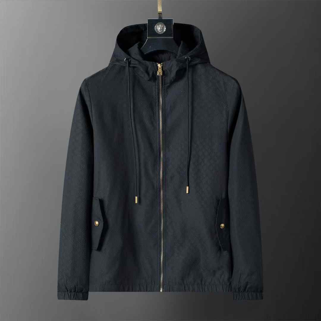 WhatsApp Image 2026-01-15 at 6.44.17 PM Louis Vuitton Embossed Black Wind Cheater Jacket