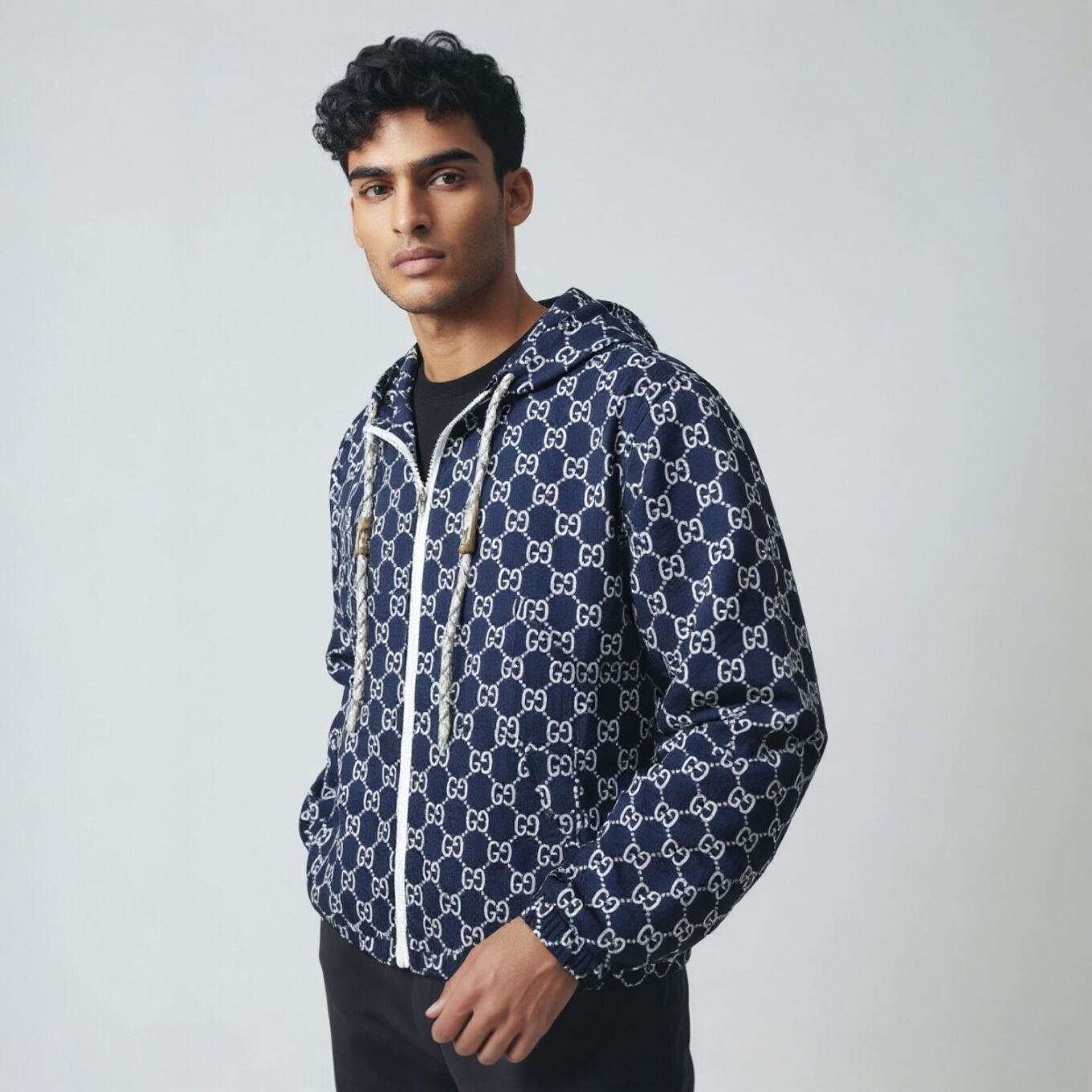 WhatsApp Image 2026-01-17 at 1.54.17 PM Gucci Blue Monogram Wind Cheater Jacket