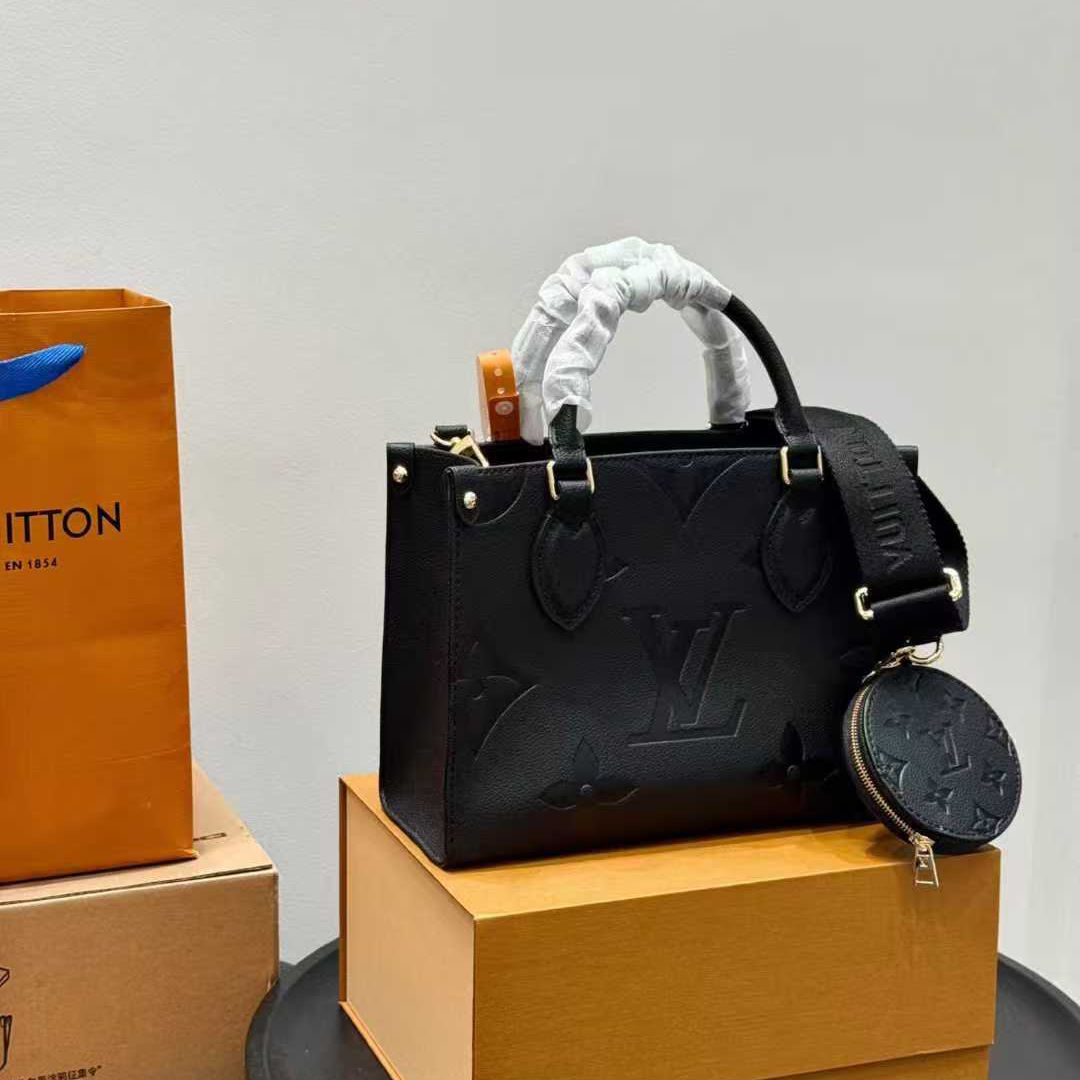WhatsApp Image 2026-01-24 at 6.57.34 PM Louis Vuitton On the Go Black Embossed BB Tote (With Box Double Box Packaging)