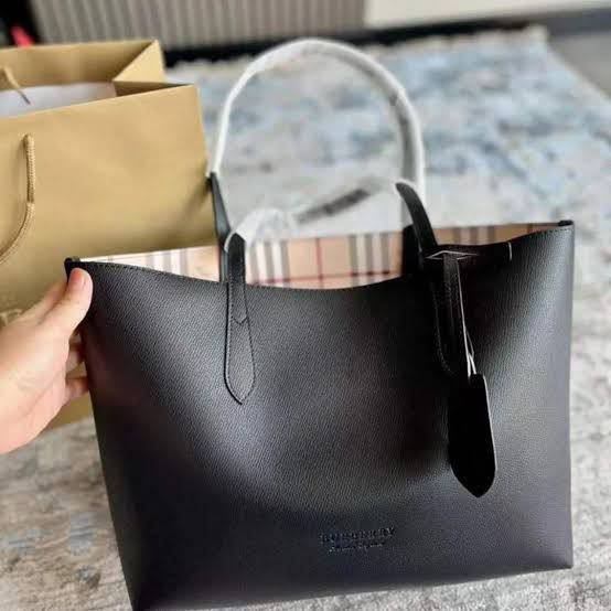 WhatsApp Image 2026-02-12 at 10.53.43 PM (1) Burberry Black Reversible Tote