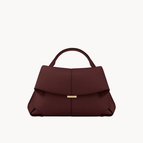 WhatsApp Image 2026-03-09 at 8.04.20 PM Polene Mokki Wine Handbag (With Box)