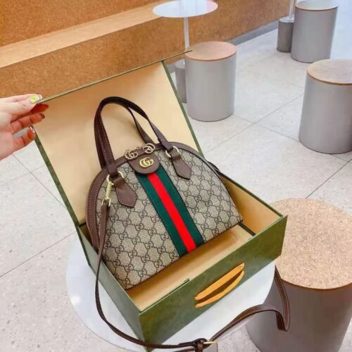 8ae97fc1-5414-4036-b099-9ff0e6fdb42f Gucci GG Supreme Small Ophidia Handbag