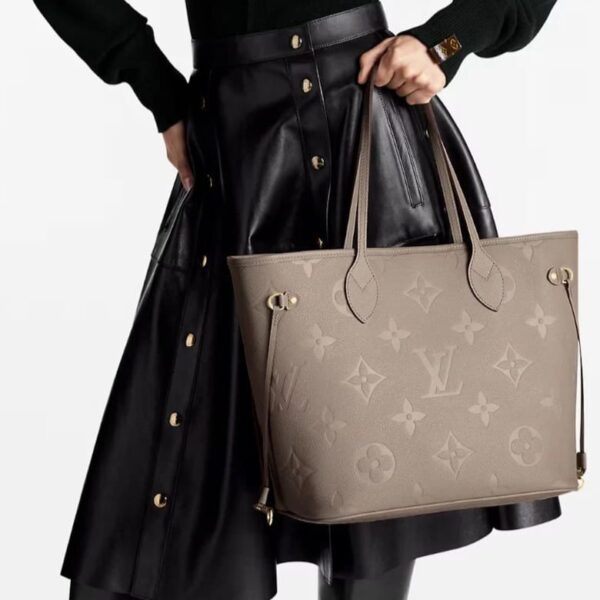 WhatsApp Image 2026-05-06 at 7.41.31 PM Louis Vuitton Empreinte Khaki Embossed Neverfull Bag(With Box)