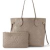 Louis Vuitton Empreinte Khaki Embossed Neverfull Bag(With Box)