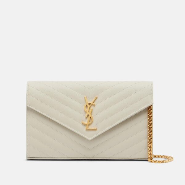 WhatsApp Image 2026-05-18 at 10.48.32 PM YSL White Envelope Sling Bag (With Box)
