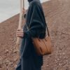 Polene Cyme Nano Camel Color Tote Bag