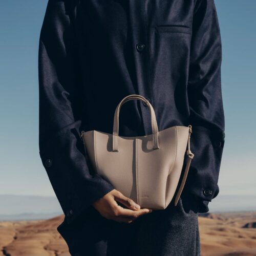 WhatsApp Image 2026-05-18 at 11.17.30 PM Polene Cyme Nano Taupe Color Tote Bag