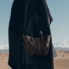 Polene Cyme Nano Ebony Color Tote Bag