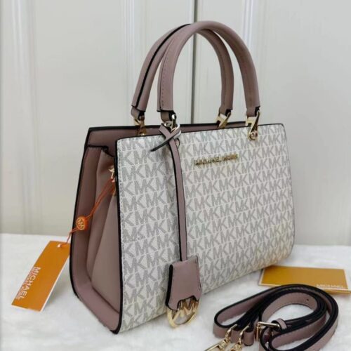 Michael Kors Marilyn Saffiano Beige pink Handbag
