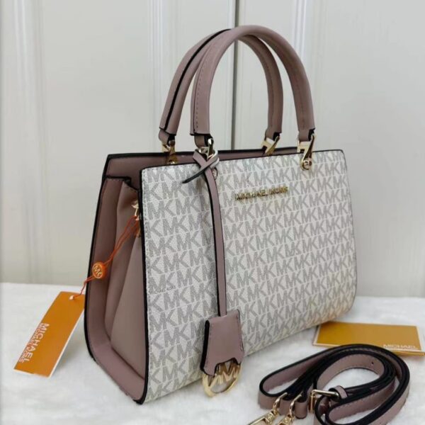 WhatsApp Image 2026-05-20 at 1.16.03 AM Michael Kors Marilyn Saffiano Beige pink Handbag