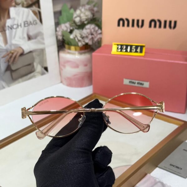 WhatsApp Image 2026-05-22 at 4.19.36 PM (1) Miu Miu Oval Pink Sunglass For Women