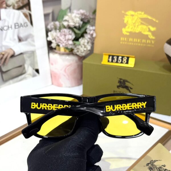 WhatsApp Image 2026-05-22 at 4.43.55 PM (1) Burberry Yellow Square Signature Check Sunglasses