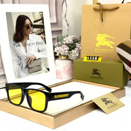 WhatsApp Image 2026-05-22 at 4.43.55 PM Burberry Yellow Square Signature Check Sunglasses