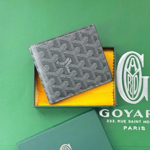 WhatsApp Image 2026-05-23 at 4.31.36 PM Goyard Victoire Grey Color Wallet With Box
