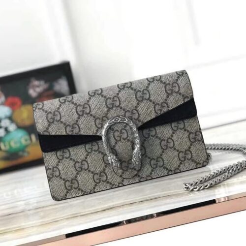 WhatsApp Image 2026-05-25 at 6.55.36 PM Gucci Dionysus Khaki Black Mini Sling Bag (With box)