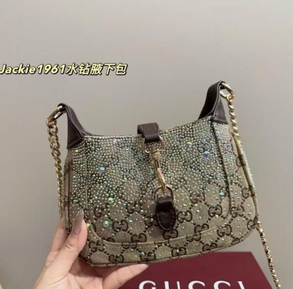 WhatsApp Image 2026-05-30 at 7.59.13 PM Gucci Jackie Notte Crystal Embellished Small Premiu Shoulder Bag (With Double box)