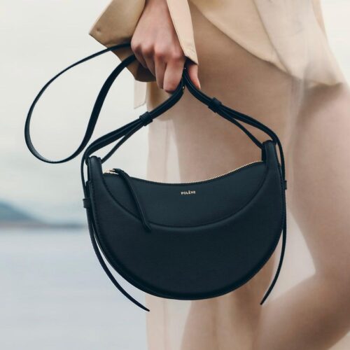 WhatsApp Image 2026-05-31 at 12.54.22 AM Polene Numero Dix Black Color Shoulder Bag (With Box)