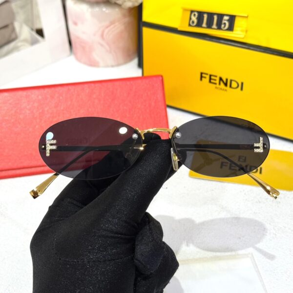 WhatsApp Image 2026-06-02 at 3.25.38 PM (1) Fendi Crystal Oval Black UV Protected Women’s Sunglass