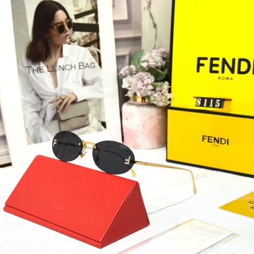 WhatsApp Image 2026-06-02 at 3.25.38 PM Fendi Crystal Oval Black UV Protected Women’s Sunglass