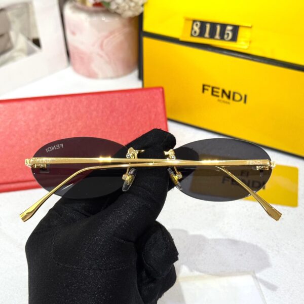 WhatsApp Image 2026-06-02 at 3.25.39 PM Fendi Crystal Oval Black UV Protected Women’s Sunglass