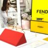 Fendi Crystal Oval Light Pink UV Protected Women’s Sunglass