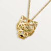 Cartier Panther Golden Pendant Necklace