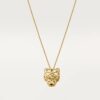 Cartier Panther Golden Pendant Necklace