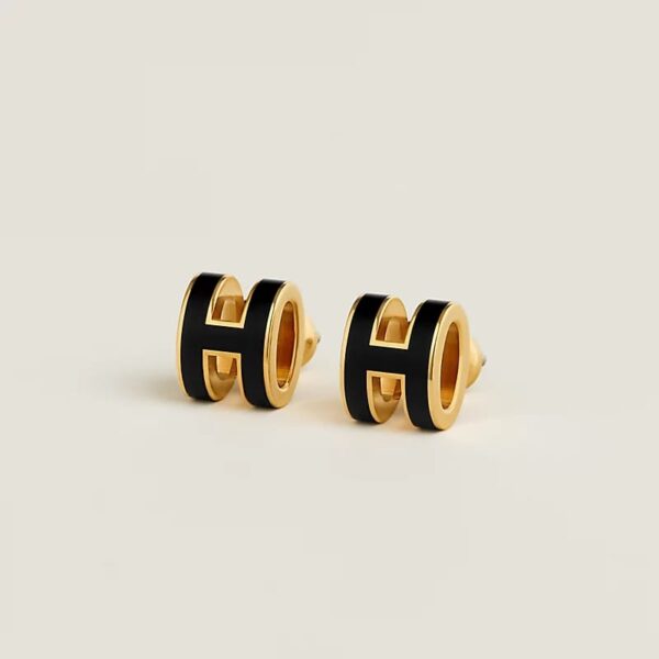 WhatsApp Image 2026-06-03 at 8.08.04 PM Hermes Pop H Black Earring